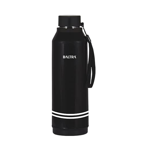 Baltra Jolly Hot & Cold Stainless Steel Water Bottle with Inner Steel and Outer Plastic (Black, 700 ml) Baltra Jolly Hot & Cold Stainless Steel Water Bottle with Inner Steel and Outer Plastic (Black, 700 ml)